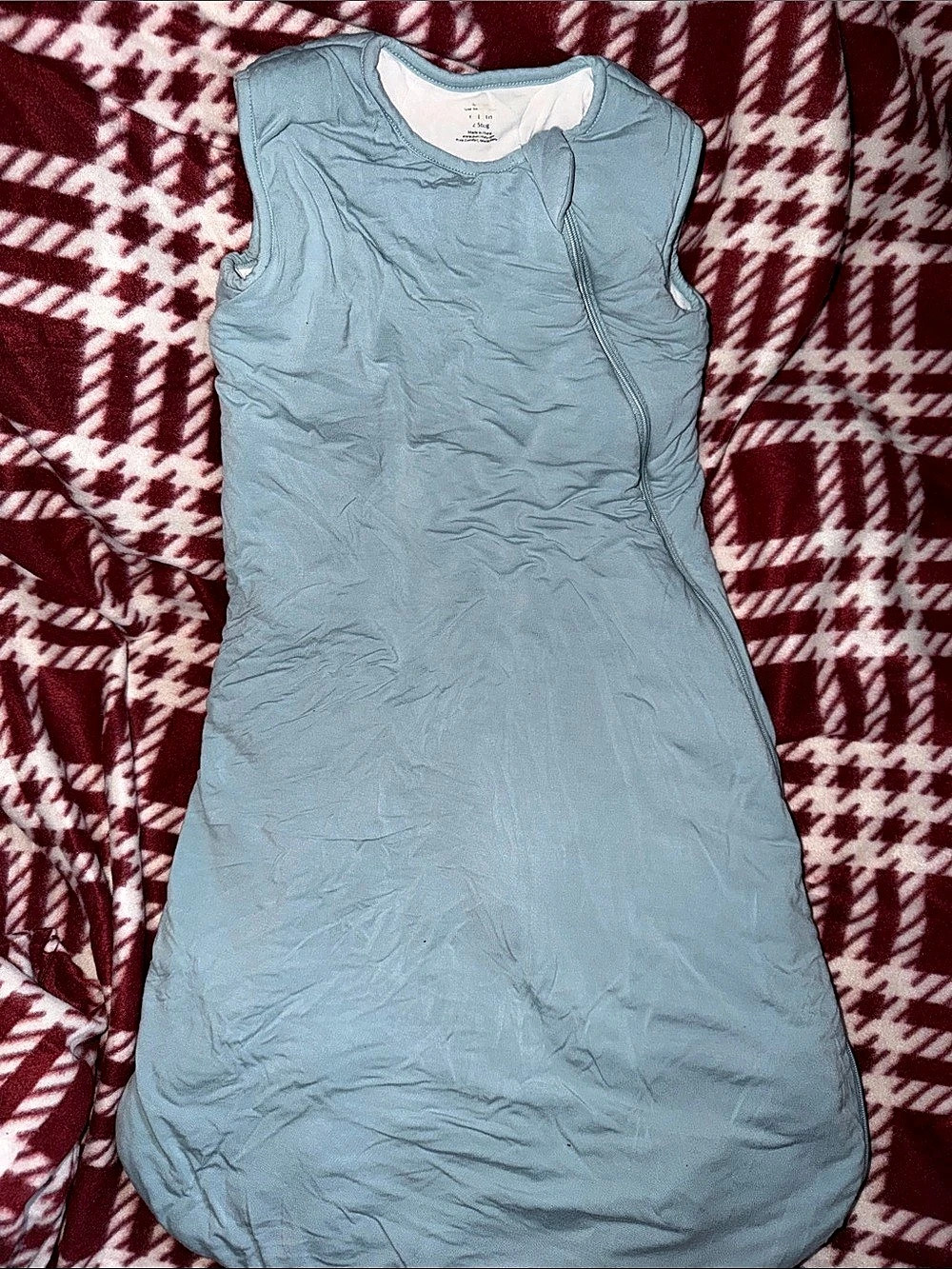 PurComfy 2.5 tog Baby Sleep Sack Blue 6-15M Like New